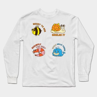 Cute Animals Long Sleeve T-Shirt